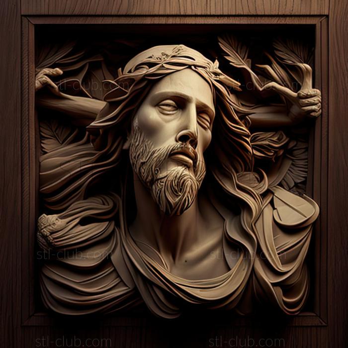 3D model st jesus christ (STL)